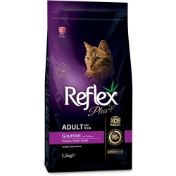 Reflex Plus Gourmet (tavuklu-renkli taneli) Kedi Maması 1.5kg