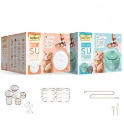 Doggie & Cattie Arıtmalı Kedi ve Köpek Otomatik Su Pınarı 2,5 lt (mint yeşili)