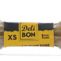 Delibon Vakumlu Dana Derisi Preslenmiş Kemik (XS) 7cm-Natural