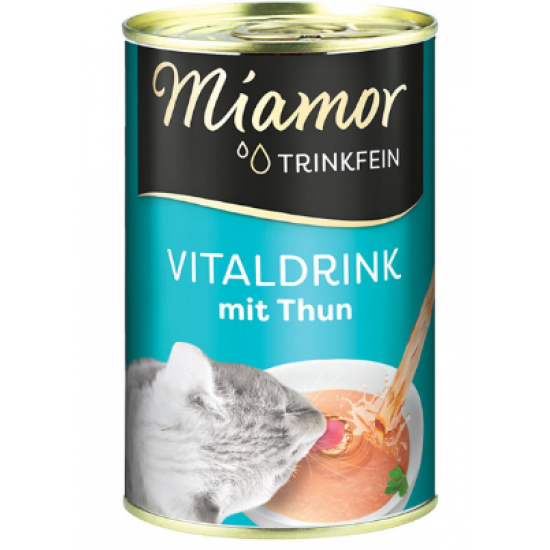 Miamor Vital Drink Ton Balıklı Çorba Kedi Konservesi 135ml Miamor Vital Drink Ton Balıklı Çorba Kedi Konservesi 135ml