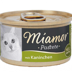 Miamor Pastete Tavşanlı Kedi Yaş Maması 85gr