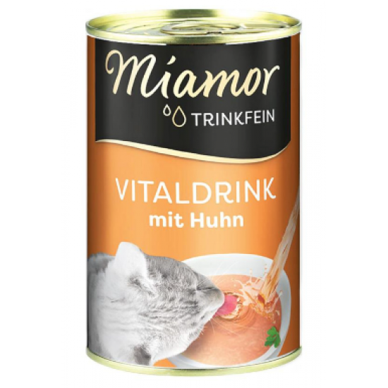 Miamor Vital Drink Tavuklu Kedi Çorbası 135ml Miamor Vital Drink Tavuklu Kedi Çorbası 135ml