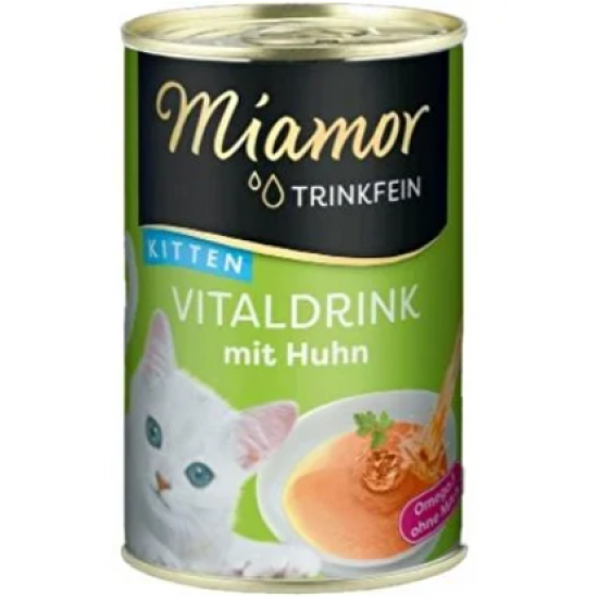 Miamor Vital Drink Tavuklu Yavru Kedi Çorbası 135ml Miamor Vital Drink Tavuklu Yavru Kedi Çorbası 135ml