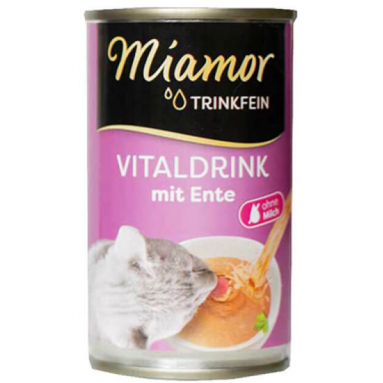 Miamor Vital Drink Ördekli Kedi Çorbası 135ml Miamor Vital Drink Ördekli Kedi Çorbası 135ml