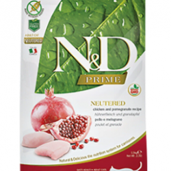 N&D Prime Tahılsız Tavuklu Narlı Kısırlaştırılmış Yetişkin Kedi Maması 1.5kg