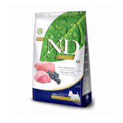 N&D Prime Kuzu Etli ve Yaban Mersinli Küçük Irk Yetişkin Köpek Maması 2.5kg
