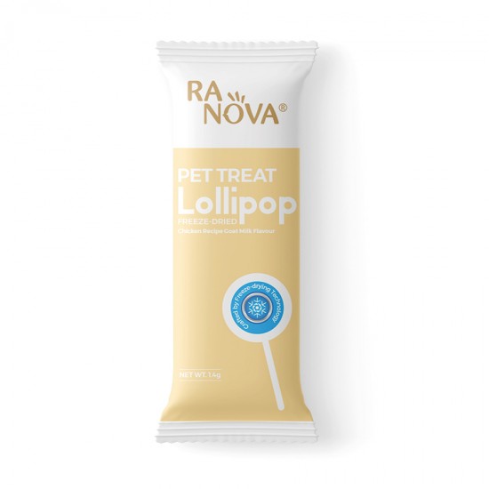 Ranova Tavuklu & Keçi Sütlü Kedi Lollipop 1.4gr Ranova Tavuklu & Keçi Sütlü Kedi Lollipop 1.4gr