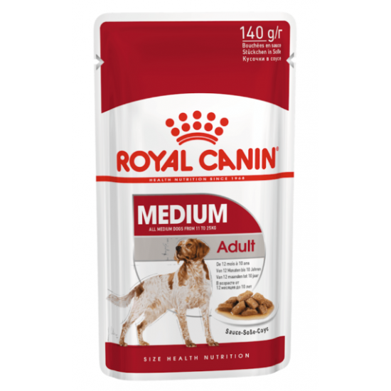 Royal Canin Medıum Adult (orta ırk yetişkin) Köpek Yaş Maması 140gr Royal Canin Medıum Adult (orta ırk yetişkin) Köpek Yaş Maması 140gr