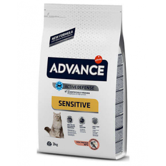 Advance Sensıtıve Somonlu Yetişkin Kedi Maması 3kg Advance Sensıtıve Somonlu Yetişkin Kedi Maması 3kg