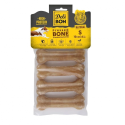 Delibon Dana Derisi Preslenmiş Kemik (S) 4'lü 12cm-Natural