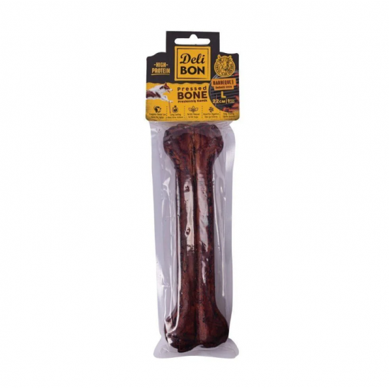 Delibon Dana Derisi Preslenmiş Barbekü Soslu Kemik (L) 22cm Delibon Dana Derisi Preslenmiş Barbekü Soslu Kemik (L) 22cm