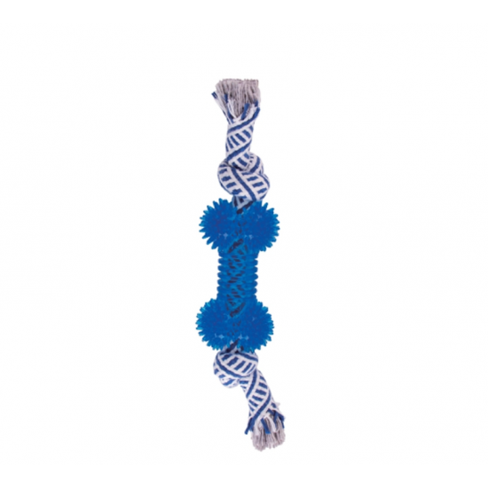 Eastland İpli Tpr Köpek Çiğneme Oyuncağı Dikenli Kemik - 30cm (mavi) Eastland İpli Tpr Köpek Çiğneme Oyuncağı Dikenli Kemik - 30cm (mavi)