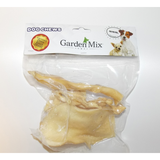 Garden Mıx Kurutulmuş Dana Kelle Derisi Beyaz-100gr Garden Mıx Kurutulmuş Dana Kelle Derisi Beyaz-100gr