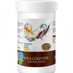 Pets Family Koı & Gold Fısh Natural Stıcks 1000ml-100gr