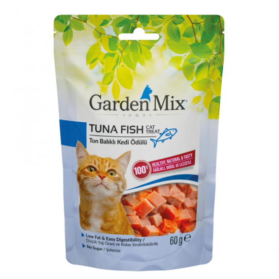 Garden Mıx Ton Balıklı Kedi Ödülü -60gr Garden Mıx Ton Balıklı Kedi Ödülü -60gr