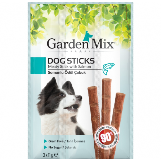 Garden Mix Somonlu Köpek Stick Ödül 3x11gr Garden Mix Somonlu Köpek Stick Ödül 3x11gr