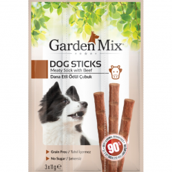 Garden Mix Dana Etli Köpek Stick Ödül  3x11gr