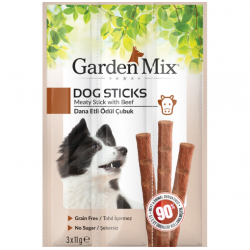 Garden Mix Dana Etli Köpek Stick Ödül  3x11gr