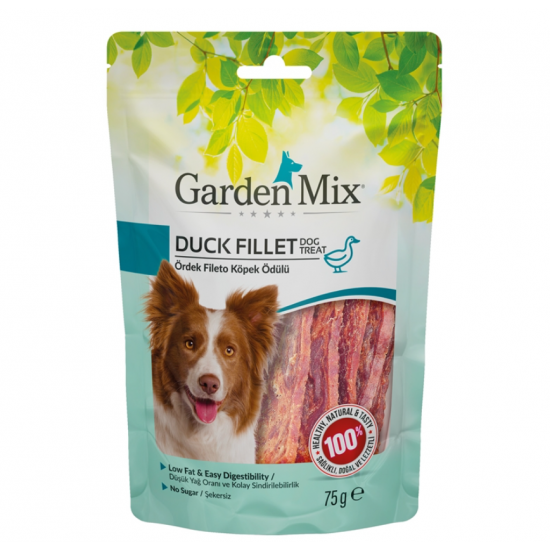 Garden Mix Ördek Fileto Köpek Ödülü 75gr Garden Mix Ördek Fileto Köpek Ödülü 75gr