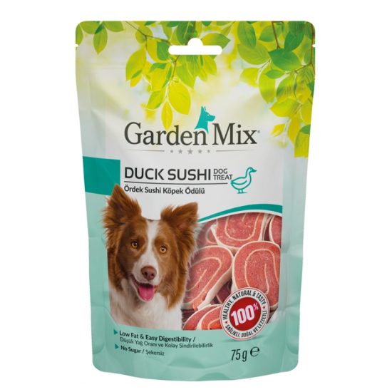 Garden Mix Ördek Sushı Köpek Ödülü 75gr Garden Mix Ördek Sushı Köpek Ödülü 75gr