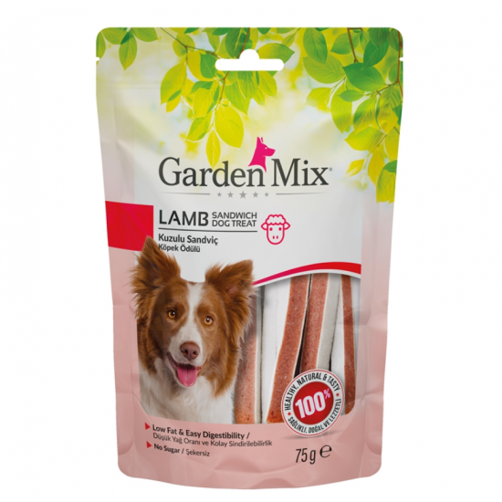 Garden Mix Kuzulu Sandviç Köpek Ödülü 75gr Garden Mix Kuzulu Sandviç Köpek Ödülü 75gr