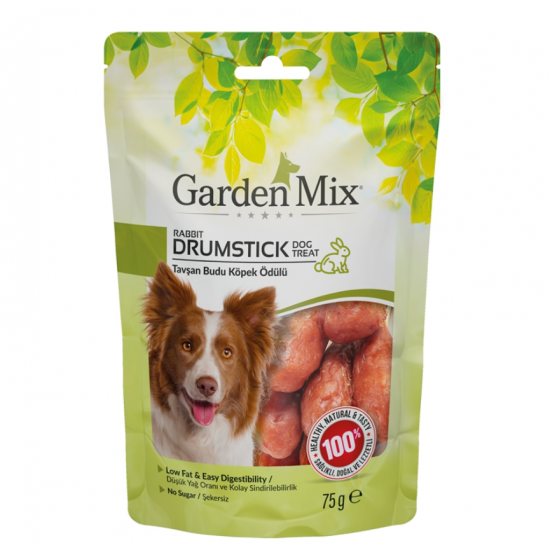 Garden Mix Tavşan Budu Köpek Ödülü 75gr Garden Mix Tavşan Budu Köpek Ödülü 75gr