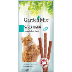 Garden Mix Somonlu Kedi Stick Ödül 3x5gr