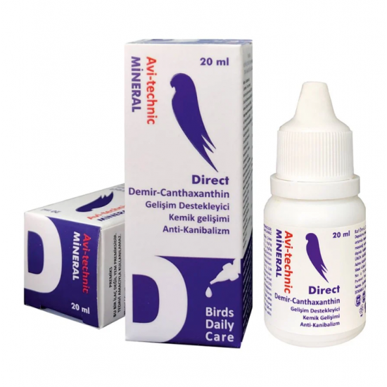 Avi-Technic Vitamin D Direct (Demir İçerikli Kemik Gelişim) 20cc Avi-Technic Vitamin D Direct (Demir İçerikli Kemik Gelişim) 20cc