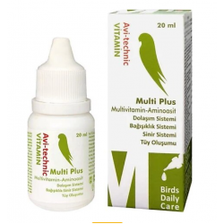 Avi-Technic Kuşlar İçin Multivitamin Ve Aminoasit Solüsyonu 20 Ml