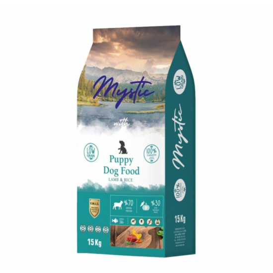 Mystic Az Tahıllı Yavru Köpek Maması Kuzu 15kg Mystic Az Tahıllı Yavru Köpek Maması Kuzu 15kg